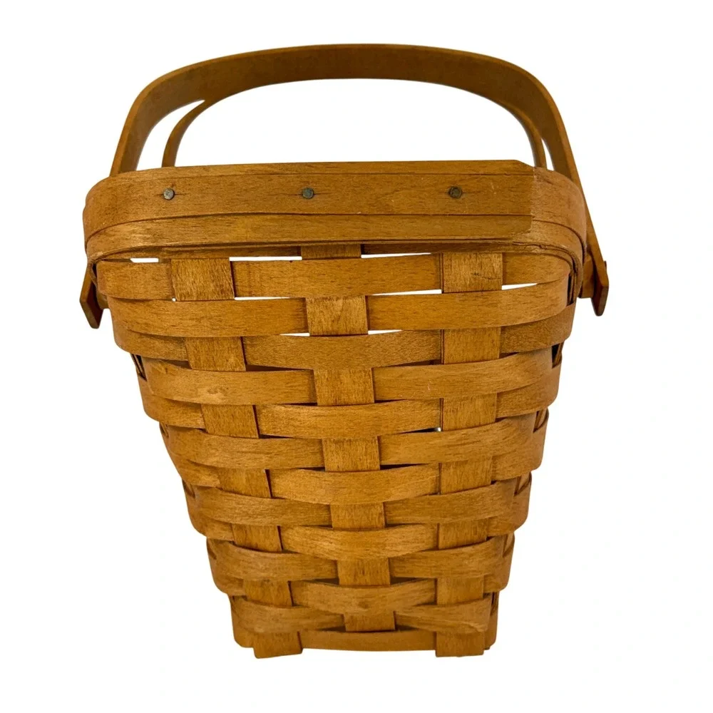 Longaberger Vintage 1990 Medium Vegetable‎ Basket 2 Swing Handles New Liner